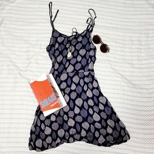 Colors of the Wind Leaves Dress in Blue